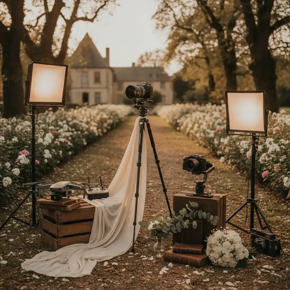 Cinematic wedding videography equipment